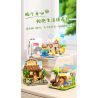 JAKI GK003 CẮM TRẠI BÌNH TĨNH Ở CAPIBALA bộ đồ chơi xếp lắp ráp ghép mô hình CAPYBARA