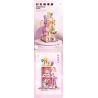 BALODY 21200 NGÔI NHÀ KẸO CẦU VỒNG bộ đồ chơi xếp lắp ráp ghép mô hình CANDY SHOP 498 khối