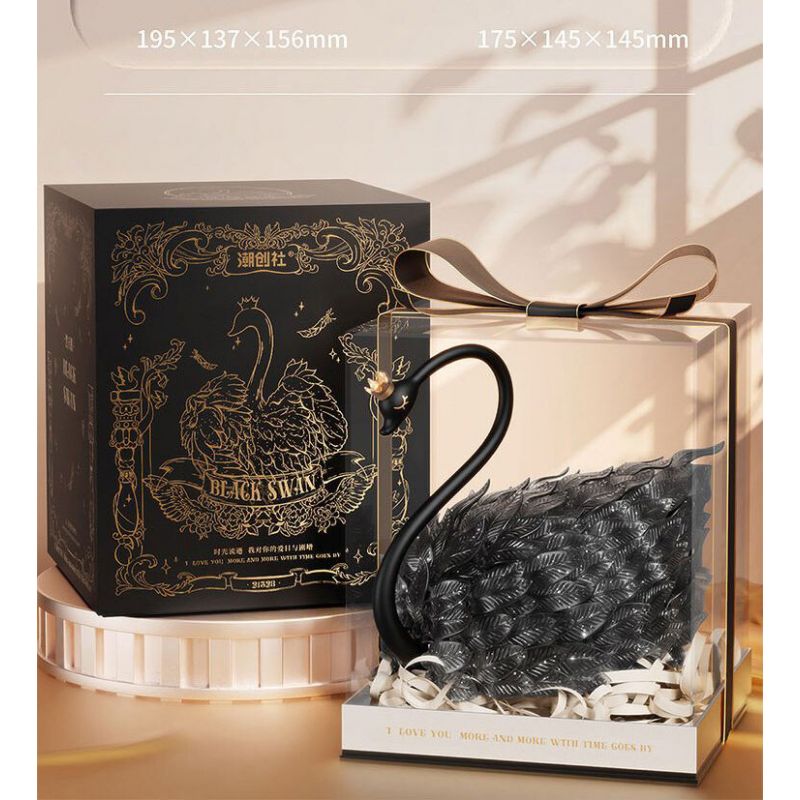 BALODY 21328 CHAOCHUANGSHE THIÊN NGA ĐEN bộ đồ chơi xếp lắp ráp ghép mô hình BLACK SWAN