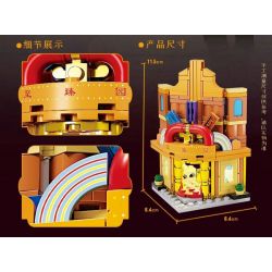 Kazi KY98735 98735 VÙNG ĐẤT HOA 6 LOẠI TÒA NHÀ THƯƠNG MẠI HULIAN KHÁCH SẠN GOLDEN EIGHT IMMORTALS HÒA BÌNH HONGLU SỐ 27 VƯỜN ZHIZHEN bộ đồ chơi xếp lắp ráp ghép mô hình Movie & Game Phim Và Trò Chơi 1015 khối