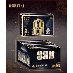Kazi KY98735 98735 VÙNG ĐẤT HOA 6 LOẠI TÒA NHÀ THƯƠNG MẠI HULIAN KHÁCH SẠN GOLDEN EIGHT IMMORTALS HÒA BÌNH HONGLU SỐ 27 VƯỜN ZHIZHEN bộ đồ chơi xếp lắp ráp ghép mô hình Movie & Game Phim Và Trò Chơi 1015 khối
