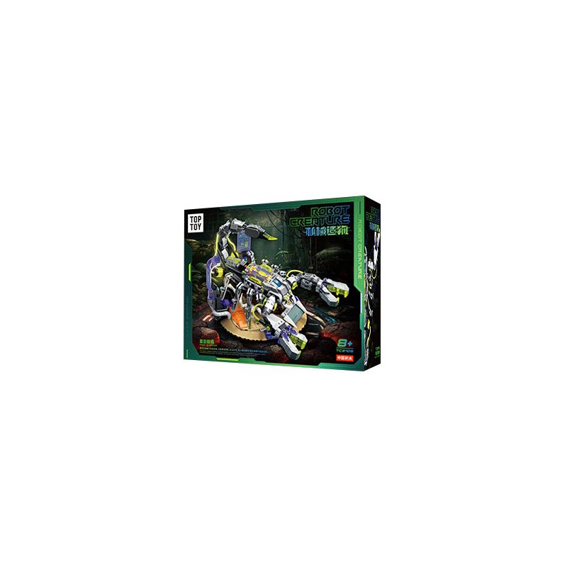 TOP TOY TC2105 2105 non  TRENDY PLAYER MECHANICAL CREATION 3.0 BỌ CẠP ĐƯỢC TẢI LẠI bộ đồ chơi xếp lắp ráp ghép mô hình 910 khối