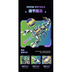 TOP TOY TC2105 2105 TRENDY PLAYER MECHANICAL CREATION 3.0 BỌ CẠP ĐƯỢC TẢI LẠI bộ đồ chơi xếp lắp ráp ghép mô hình 910 khối