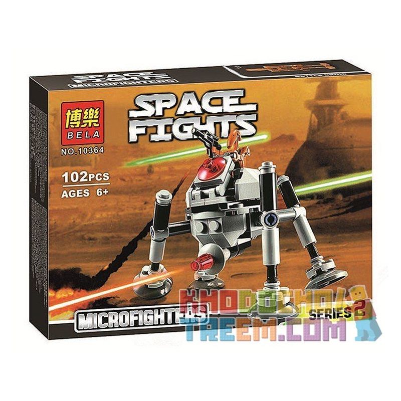 NOT Lego HOMING SPIDER DROID 75077 Bela Lari 10364 SHENG YUAN/SY SY218C 218C xếp lắp ráp ghép mô hình HOMING SPIDER DROID MÁY BAY CHIẾN ĐẤU VI MÔ ROBOT NHỆN Star Wars Chiến Tranh Giữa Các Vì Sao 102 khối