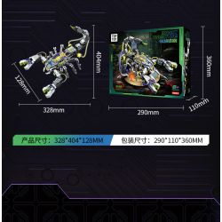 TOP TOY TC2105 2105 TRENDY PLAYER MECHANICAL CREATION 3.0 BỌ CẠP ĐƯỢC TẢI LẠI bộ đồ chơi xếp lắp ráp ghép mô hình 910 khối