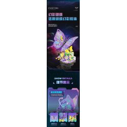 TOP TOY TC2106 2106 SÁNG TẠO CƠ KHÍ TRENDY PLAYER 3.0 CON BƯỚM BÍ ẨN ĐẦY MÀU SẮC bộ đồ chơi xếp lắp ráp ghép mô hình 830 khối