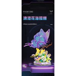 TOP TOY TC2106 2106 SÁNG TẠO CƠ KHÍ TRENDY PLAYER 3.0 CON BƯỚM BÍ ẨN ĐẦY MÀU SẮC bộ đồ chơi xếp lắp ráp ghép mô hình 830 khối