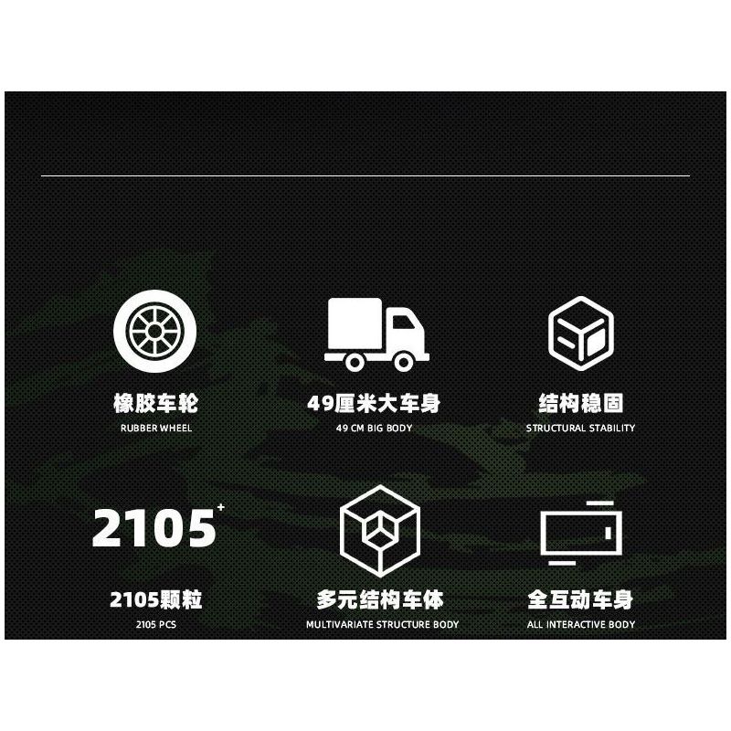 JIESTAR JJ9069 9069 ĐẦU XE TẢI PETERBILT 389 bộ đồ chơi xếp lắp ráp ghép mô hình Technic Kỹ Thuật Công Nghệ Cao Mô Hình Phương Tiện 2105 khối