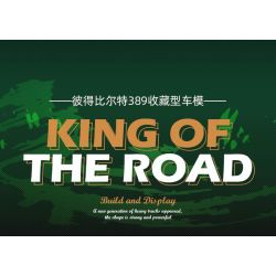 JIESTAR JJ9069 9069 ĐẦU XE TẢI PETERBILT 389 bộ đồ chơi xếp lắp ráp ghép mô hình Technic Kỹ Thuật Công Nghệ Cao Mô Hình Phương Tiện 2105 khối