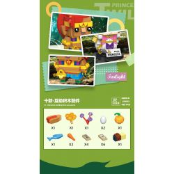 JIESTAR JJ9063 9063 TRUYỀN THUYẾT VỀ ZELDA VÀ URBOSA bộ đồ chơi xếp lắp ráp ghép mô hình Brickheadz ZELDA & URPOZA Nhân Vật Đầu To 455 khối