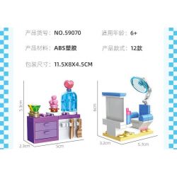 JIESTAR 59070 CÔ GÁI THÀNH THỊ 12 PHONG CÁCH bộ đồ chơi xếp lắp ráp ghép mô hình Girl DREAM TOWN Con Gái 411 khối