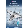 SEMBO 202248 MỘT QUỐC GIA HÙNG MẠNH MÁY BAY CHIẾN ĐẤU TRÊN TÀU SÂN J-15 bộ đồ chơi xếp lắp ráp ghép mô hình Military Army Quân Sự Bộ Đội 645 khối