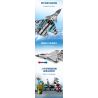 SEMBO 202248 MỘT QUỐC GIA HÙNG MẠNH MÁY BAY CHIẾN ĐẤU TRÊN TÀU SÂN J-15 bộ đồ chơi xếp lắp ráp ghép mô hình Military Army Quân Sự Bộ Đội 645 khối