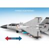 SEMBO 202248 MỘT QUỐC GIA HÙNG MẠNH MÁY BAY CHIẾN ĐẤU TRÊN TÀU SÂN J-15 bộ đồ chơi xếp lắp ráp ghép mô hình Military Army Quân Sự Bộ Đội 645 khối