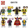 G CARD G0170 0170 GH0553 0553 GH0554 0554 GH0555 0555 GH0556 0556 GH0557 0557 GH0558 0558 GH0559 0559 GH0560 0560 X-MEN '97 HÌNH 8 LOẠI bộ đồ chơi xếp lắp ráp ghép mô hình Super Heroes Siêu Nhân Anh Hùng