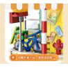 DOUBLE HEIGHT 60523 BURGER MEOW DỄ THƯƠNG bộ đồ chơi xếp lắp ráp ghép mô hình CUTE PET SERIES 857 khối