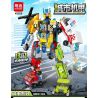 MINGDI LEIBAO K0928 0928 CƠ KHÍ ĐÔ THỊ bộ đồ chơi xếp lắp ráp ghép mô hình Military Army CITY MECHA Quân Sự Bộ Đội 717 khối