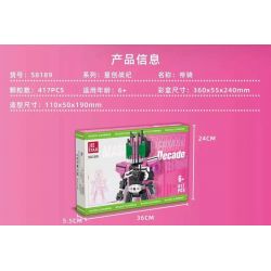 JIESTAR 58189 CHIẾN TRANH GIỮA CÁC VÌ SAO KỴ BINH HOÀNG GIA bộ đồ chơi xếp lắp ráp ghép mô hình Movie & Game MASKED SUPERMAN DECADE Phim Và Trò Chơi 417 khối