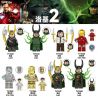 TV 1045 1046 1047 1048 6206 1041 1042 1043 1044 LOKI 2 NHÂN VẬT NHỎ 8 LOẠI bộ đồ chơi xếp lắp ráp ghép mô hình Super Heroes Siêu Nhân Anh Hùng