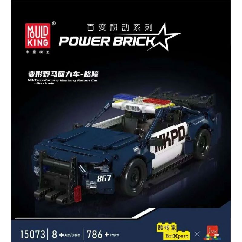 MouldKing 15073 Mould King 15073 RÀO CHẮN XE KÉO MUSTANG ĐÃ ĐƯỢC BIẾN ĐỔI bộ đồ chơi xếp lắp ráp ghép mô hình Technic Kỹ Thuật Công Nghệ Cao Mô Hình Phương Tiện 786 khối