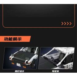 MouldKing 15064 Mould King 15064 AE86 bộ đồ chơi xếp lắp ráp ghép mô hình Technic Kỹ Thuật Công Nghệ Cao Mô Hình Phương Tiện 790 khối