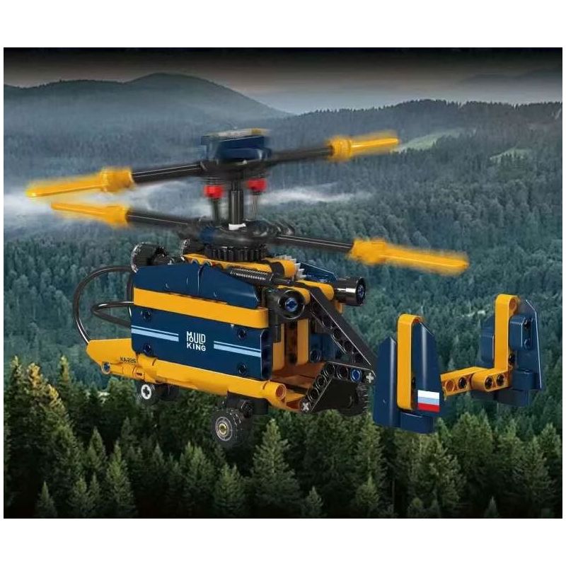 MouldKing 24048 Mould King 24048 MÁY BAY TRỰC THĂNG CÁNH QUẠT ĐÔI QUAY NGƯỢC ĐỒNG TRỤC bộ đồ chơi xếp lắp ráp ghép mô hình Technic COAXIAL COUNTER ROTATING HELICOPTER Kỹ Thuật Công Nghệ Cao Mô Hình Phương Tiện 274 khối