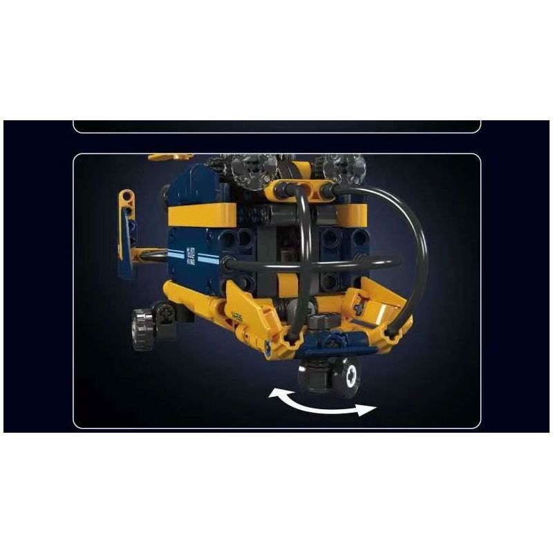 MouldKing 24048 Mould King 24048 MÁY BAY TRỰC THĂNG CÁNH QUẠT ĐÔI QUAY NGƯỢC ĐỒNG TRỤC bộ đồ chơi xếp lắp ráp ghép mô hình Technic COAXIAL COUNTER ROTATING HELICOPTER Kỹ Thuật Công Nghệ Cao Mô Hình Phương Tiện 274 khối