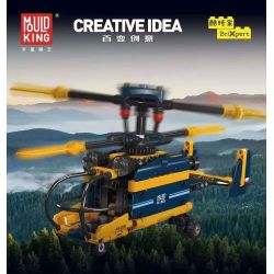 MouldKing 24048 Mould King 24048 MÁY BAY TRỰC THĂNG CÁNH QUẠT ĐÔI QUAY NGƯỢC ĐỒNG TRỤC bộ đồ chơi xếp lắp ráp ghép mô hình Technic COAXIAL COUNTER ROTATING HELICOPTER Kỹ Thuật Công Nghệ Cao Mô Hình Phương Tiện 274 khối