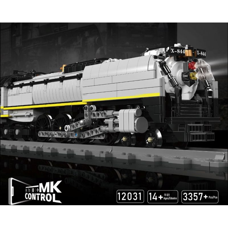 MouldKing 12031 Mould King 12031 ĐẦU MÁY HƠI NƯỚC UNION PACIFIC UP844 bộ đồ chơi xếp lắp ráp ghép mô hình City UNION PACIFIC 844 STEAM LOCOMOTIVE Thành Phố 3357 khối MouldKing 12031 Mould King 12031 ĐẦU MÁY HƠI NƯỚC UNION PACIFIC UP844 bộ đồ chơi xếp lắp ráp ghép mô hình City UNION PACIFIC 844 STEAM LOCOMOTIVE Thành Phố 3357 khối