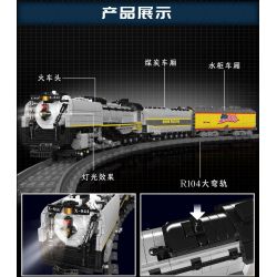 MouldKing 12031 Mould King 12031 ĐẦU MÁY HƠI NƯỚC UNION PACIFIC UP844 bộ đồ chơi xếp lắp ráp ghép mô hình City UNION PACIFIC 844 STEAM LOCOMOTIVE Thành Phố 3357 khối MouldKing 12031 Mould King 12031 ĐẦU MÁY HƠI NƯỚC UNION PACIFIC UP844 bộ đồ chơi xếp lắp ráp ghép mô hình City UNION PACIFIC 844 STEAM LOCOMOTIVE Thành Phố 3357 khối