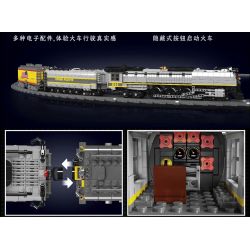 MouldKing 12031 Mould King 12031 ĐẦU MÁY HƠI NƯỚC UNION PACIFIC UP844 bộ đồ chơi xếp lắp ráp ghép mô hình City UNION PACIFIC 844 STEAM LOCOMOTIVE Thành Phố 3357 khối MouldKing 12031 Mould King 12031 ĐẦU MÁY HƠI NƯỚC UNION PACIFIC UP844 bộ đồ chơi xếp lắp ráp ghép mô hình City UNION PACIFIC 844 STEAM LOCOMOTIVE Thành Phố 3357 khối