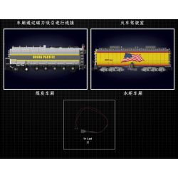 MouldKing 12031 Mould King 12031 ĐẦU MÁY HƠI NƯỚC UNION PACIFIC UP844 bộ đồ chơi xếp lắp ráp ghép mô hình City UNION PACIFIC 844 STEAM LOCOMOTIVE Thành Phố 3357 khối MouldKing 12031 Mould King 12031 ĐẦU MÁY HƠI NƯỚC UNION PACIFIC UP844 bộ đồ chơi xếp lắp ráp ghép mô hình City UNION PACIFIC 844 STEAM LOCOMOTIVE Thành Phố 3357 khối