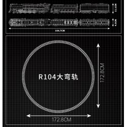 MouldKing 12031 Mould King 12031 ĐẦU MÁY HƠI NƯỚC UNION PACIFIC UP844 bộ đồ chơi xếp lắp ráp ghép mô hình City UNION PACIFIC 844 STEAM LOCOMOTIVE Thành Phố 3357 khối MouldKing 12031 Mould King 12031 ĐẦU MÁY HƠI NƯỚC UNION PACIFIC UP844 bộ đồ chơi xếp lắp ráp ghép mô hình City UNION PACIFIC 844 STEAM LOCOMOTIVE Thành Phố 3357 khối