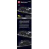 JMBRICKLAYER 51113 MouldKing 12032 Mould King 12032 ĐẦU MÁY HƠI NƯỚC SHAY bộ đồ chơi xếp lắp ráp ghép mô hình City SHAY-TYPE STEAM LOCOMOTIVE Thành Phố 880 khối