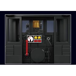 JMBRICKLAYER 51113 MouldKing 12032 Mould King 12032 ĐẦU MÁY HƠI NƯỚC SHAY bộ đồ chơi xếp lắp ráp ghép mô hình City SHAY-TYPE STEAM LOCOMOTIVE Thành Phố 880 khối