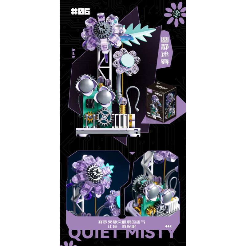 JMBRICKLAYER 20145 FUNIFY W9200 9200 HOA BIẾN 6 LOẠI BÊN KIA VẦNG TRĂNG TRÒN NGƯỜI TÌNH KHẾ ƯỚC NGHE HƯƠNG YÊU MƠ MỘNG NỞ RỘ LỜI MỞ ĐẦU TUỔI TRẺ SƯƠNG MÙ LẶNG LẼ bộ đồ chơi xếp lắp ráp ghép mô hình Arts & Crafts VARIABLE BLOSSOM