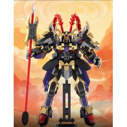 WANGAO 288029 QUỐC CHAO MECHA THẦN CHIẾN TRANH LU BU VÔ SONG TRÊN THẾ GIỚI bộ đồ chơi xếp lắp ráp ghép mô hình