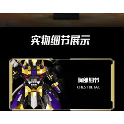 WANGAO 288029 QUỐC CHAO MECHA THẦN CHIẾN TRANH LU BU VÔ SONG TRÊN THẾ GIỚI bộ đồ chơi xếp lắp ráp ghép mô hình