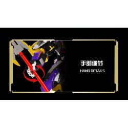 WANGAO 288029 QUỐC CHAO MECHA THẦN CHIẾN TRANH LU BU VÔ SONG TRÊN THẾ GIỚI bộ đồ chơi xếp lắp ráp ghép mô hình