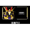 WANGAO 288029 QUỐC CHAO MECHA THẦN CHIẾN TRANH LU BU VÔ SONG TRÊN THẾ GIỚI bộ đồ chơi xếp lắp ráp ghép mô hình