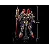 WANGAO 288029 QUỐC CHAO MECHA THẦN CHIẾN TRANH LU BU VÔ SONG TRÊN THẾ GIỚI bộ đồ chơi xếp lắp ráp ghép mô hình