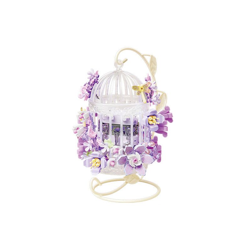 GEKKOSHA 804425 non Lego GIẤC MƠ LỒNG HOA CHUNYU·SAO bộ đồ chơi xếp lắp ráp ghép mô hình Arts & Crafts BREATH OF FLOWERS 676 khối