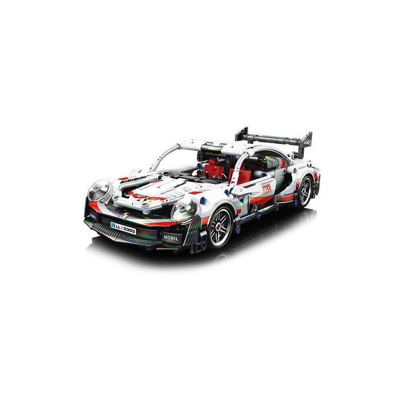 LELE BROTHER 3303 9055-3 3304 9055-4 XE KÉO LÙI PORSCHE 1:18 tỷ lệ 1:18 bộ đồ chơi xếp lắp ráp ghép mô hình Technic Kỹ Thuật Công Nghệ Cao Mô Hình Phương Tiện 540 khối