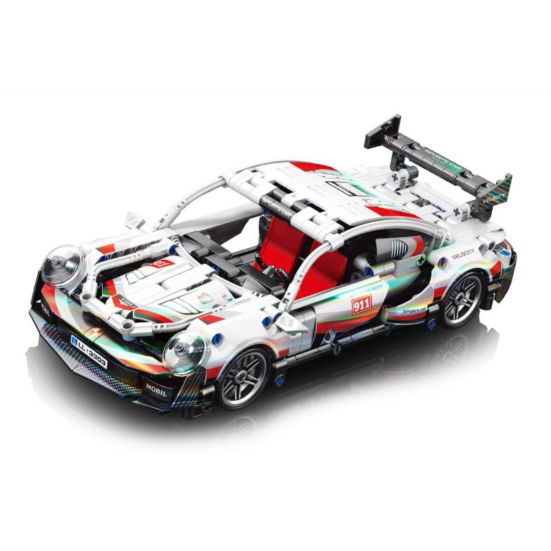 LELE BROTHER 3303 9055-3 3304 9055-4 XE KÉO LÙI PORSCHE 1:18 tỷ lệ 1:18 bộ đồ chơi xếp lắp ráp ghép mô hình Technic Kỹ Thuật Công Nghệ Cao Mô Hình Phương Tiện 540 khối