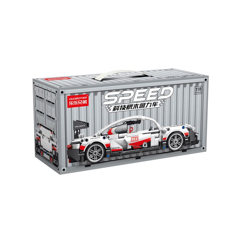 LELE BROTHER 3303 9055-3 3304 9055-4 XE KÉO LÙI PORSCHE 1:18 tỷ lệ 1:18 bộ đồ chơi xếp lắp ráp ghép mô hình Technic Kỹ Thuật Công Nghệ Cao Mô Hình Phương Tiện 540 khối