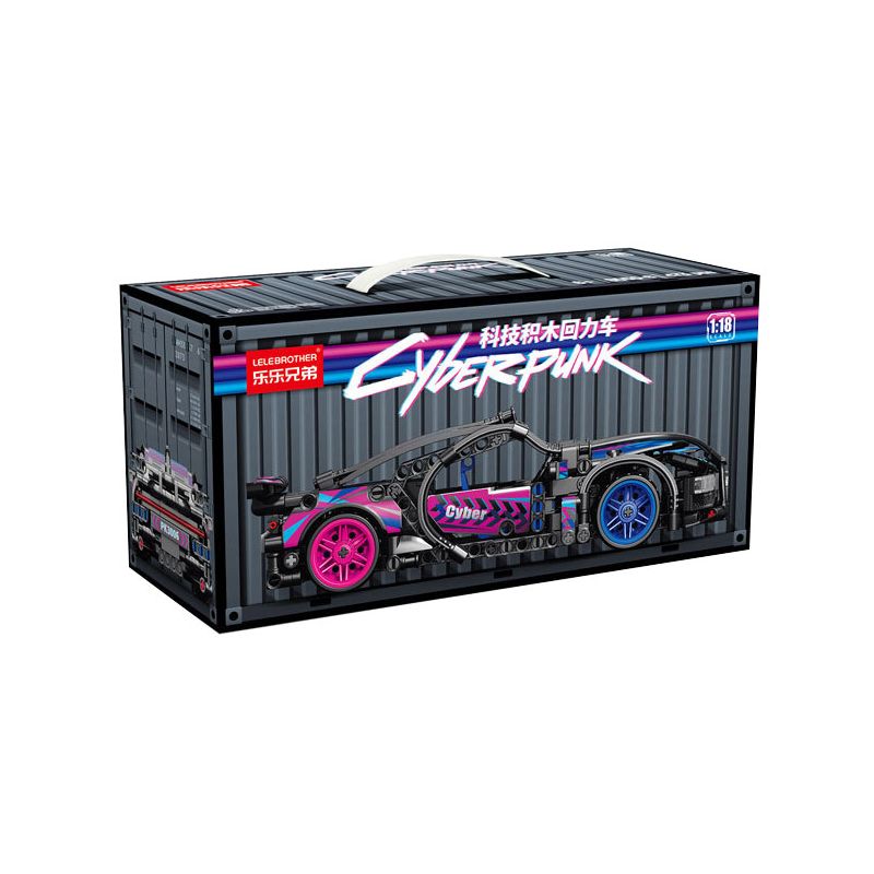 LELE BROTHER 9055-6 3305 9055-5 3306 BUGATTI PULLBACK 1:18 tỷ lệ 1:18 bộ đồ chơi xếp lắp ráp ghép mô hình Technic Kỹ Thuật Công Nghệ Cao Mô Hình Phương Tiện 473 khối