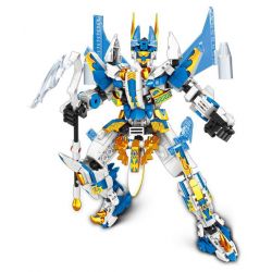 MINGDI LEIBAO K2013 2013 ĐẾ QUỐC ĐẠI TẦN BAI QI WU ANJUN MECHA bộ đồ chơi xếp lắp ráp ghép mô hình 625 khối