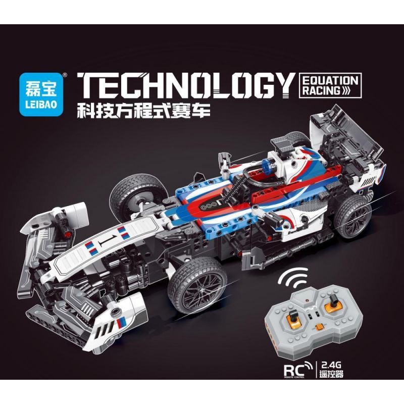 LEIBAO 8621 XE ĐUA ĐIỀU KHIỂN TỪ XA CÔNG NGHỆ F1 bộ đồ chơi xếp lắp ráp ghép mô hình Technic Kỹ Thuật Công Nghệ Cao Mô Hình Phương Tiện 637 khối