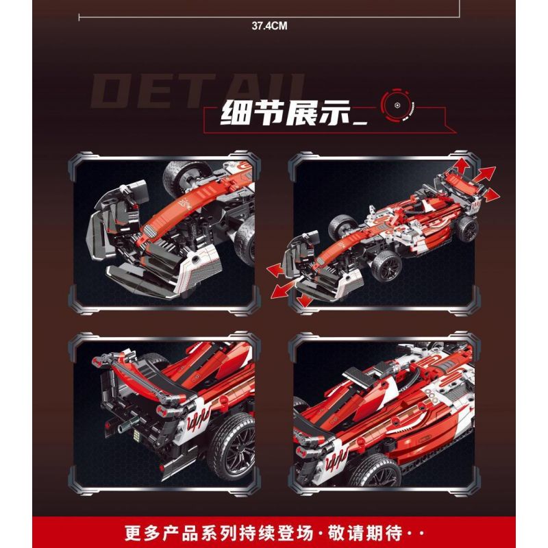 LEIBAO 8622 XE ĐUA CÔNG THỨC NGHỆ F1 ĐIỀU KHIỂN TỪ XA bộ đồ chơi xếp lắp ráp ghép mô hình Technic Kỹ Thuật Công Nghệ Cao Mô Hình Phương Tiện 643 khối