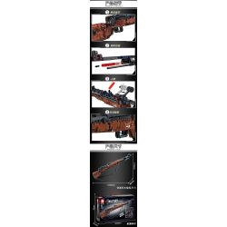 LE YI 82012 SÚNG BẮN TỈA 98K bộ đồ chơi xếp lắp ráp ghép mô hình Military Army Quân Sự Bộ Đội 1206 khối